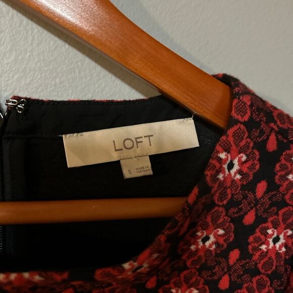 Womens Size S Loft Red Dress - Picture 2 of 5